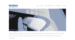 Desktop Screenshot of mcgheeriskcapital.com