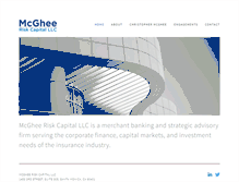 Tablet Screenshot of mcgheeriskcapital.com